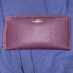 Kate Spade Large purple wallet
